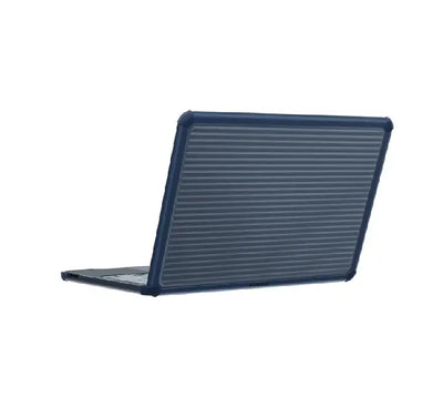 Skinarma Vibron protective hardshell case in Blush for MacBook Neo 13 inch featuring mech ridged design