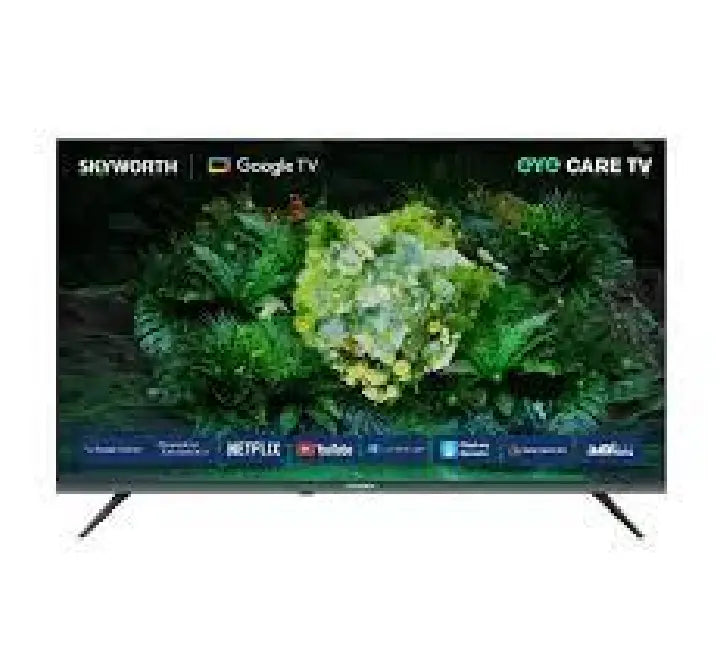 Skyworth G6500H 55 inch 4K UHD Smart Google TV front view with ultra-slim bezel display