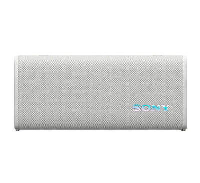Sony ULT FIELD 3 wireless portable Bluetooth speaker in sleek black, showing front grille and iconic Sony logo on a white studio background.