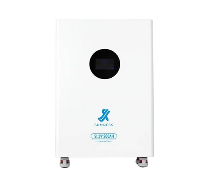 Front view of the Sunness 51.2V 280Ah LiFePO4 lithium battery energy storage system.
