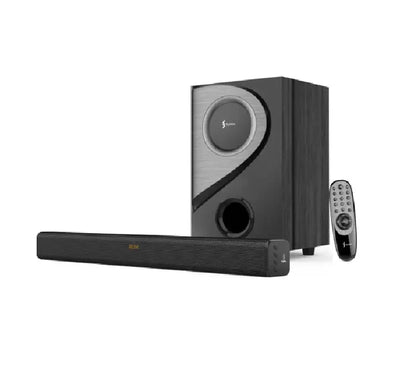 Syinix 35W Bluetooth soundbar speaker with woofer SYN-SB501 BSF front view