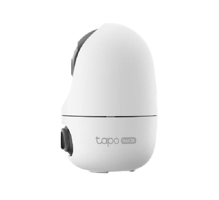 TP-Link Tapo C245D smart camera displaying full-color night vision and AI person detection alerts