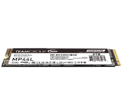 Retail cardboard packaging box for the TEAMGROUP MP44L M.2 PCIe Gen4x4 2TB solid-state drive.