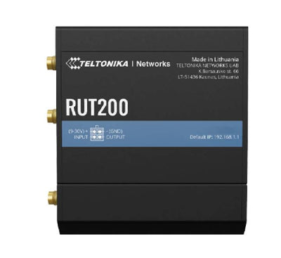Teltonika RUT200 4G LTE Industrial Cellular Router front view