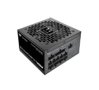 Thermaltake Toughpower 1200W Gold power supply retail box featuring 80 PLUS Gold branding