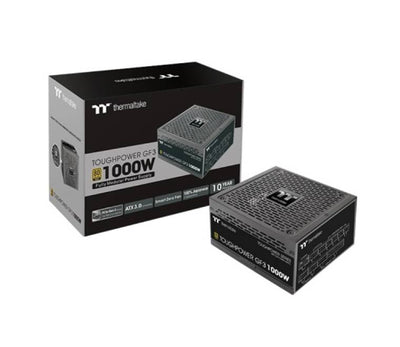 Fully modular connection panel on the Thermaltake Toughpower GF3 1000W power supply unit