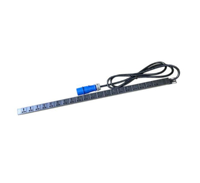 TOTEN 20-way PDU featuring universal sockets and IEC309 32A single-phase input plug.