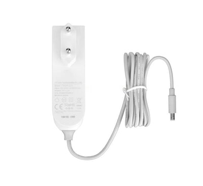 TP-Link AC Power Adapter 12V front view showing the charger block and attached DC cable