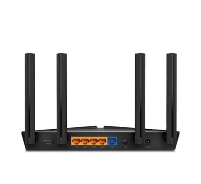 Illustration of Archer AX10 Wi-Fi 6 speed benefits for streaming and gaming.