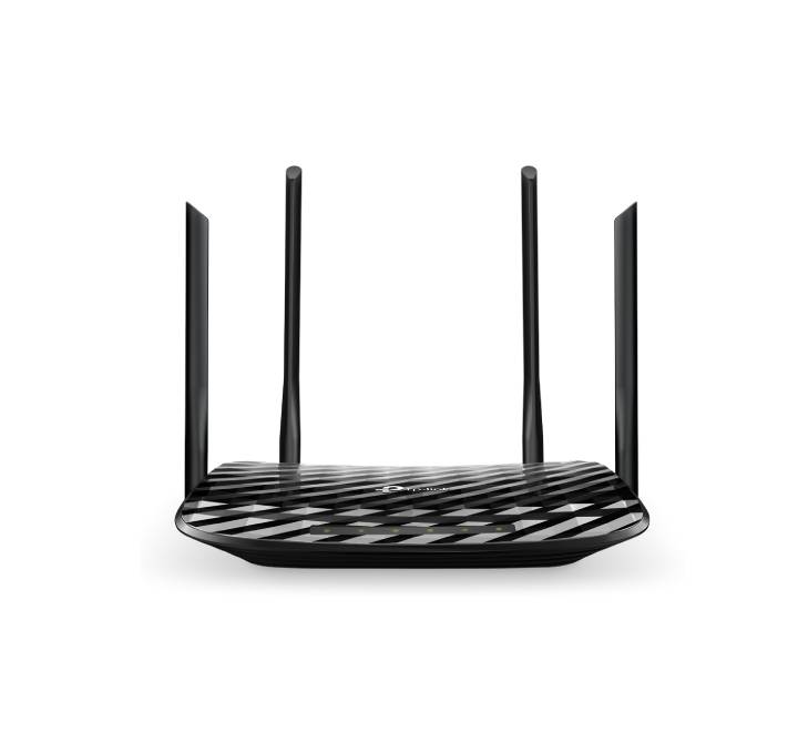 TP-Link Archer C6 AC1200 Wireless Dual Band Gigabit Router with external antennas.