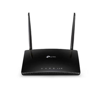 TP-Link Archer MR202 AC750 Wireless Dual Band 4G LTE Router with dual antennas.