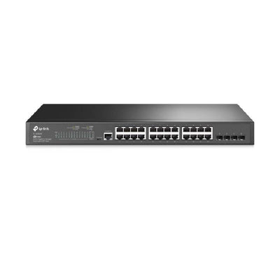 TP-Link Omada TL-SG3428 24 port Gigabit L2+ managed switch front panel