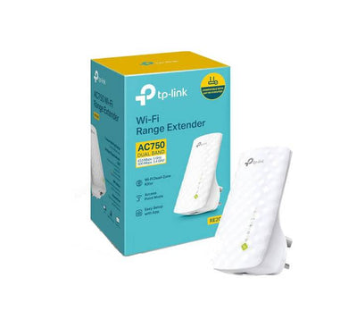TP-Link RE200 Wi-Fi range extender eliminating wireless dead zones and expanding internet coverage in a home.