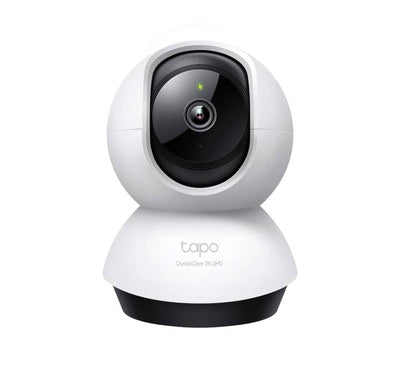 TP-Link Tapo C220 2K 4MP pan tilt AI home security Wi-Fi camera in compact white body