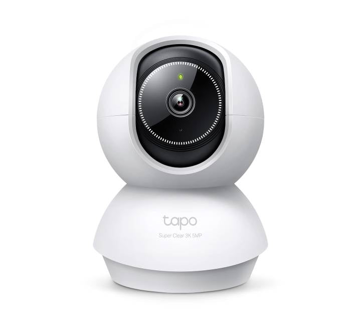 TP-Link Tapo C230 indoor pan tilt AI home security Wi-Fi camera in white finish