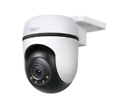 TP-Link Tapo C500 camera mounted showing 360 degree pan tilt movement