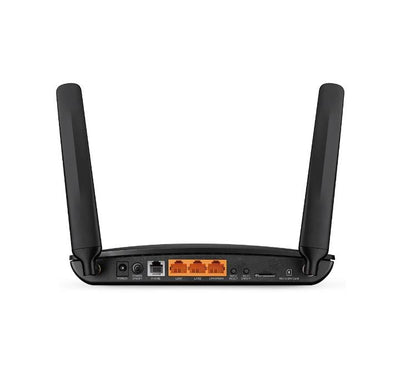 TP-Link TL-MR6500V wireless router setup providing internet and landline phone connectivity