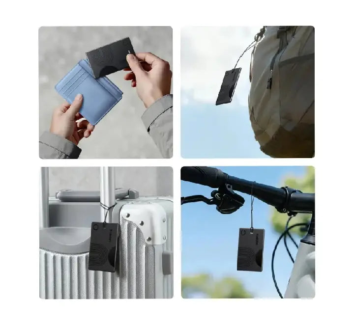 iPhone displaying Apple Find My map interface tracking UGREEN FineTrack Finder Slim 2