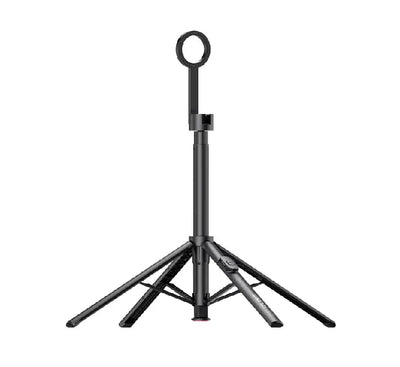 Ulanzi SK-21 magnetic tripod folded down compactly with included magnetic ring sticker