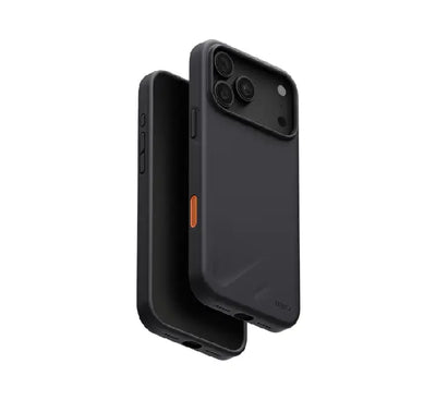 UNIQ Hybrid Lino MagSafe liquid silicone case for iPhone 18 in soft-touch finish