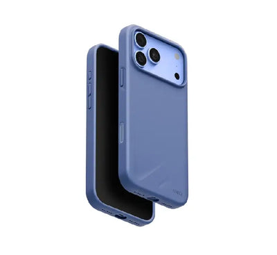 UNIQ Hybrid Lino MagSafe liquid silicone case for iPhone 18 in soft-touch finish