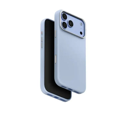 UNIQ Hybrid Lyden MagSafe case in Dallas Black for iPhone 18 Pro showing front and back design
