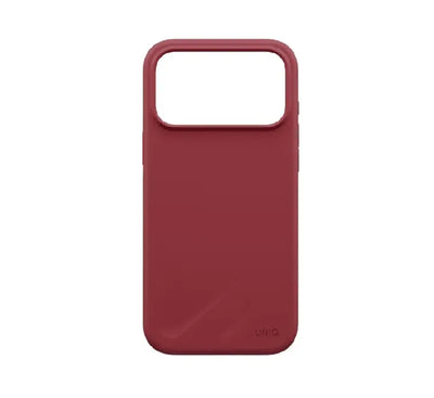 Soft plush microfiber inner lining inside the UNIQ Lino MagSafe iPhone 18 case