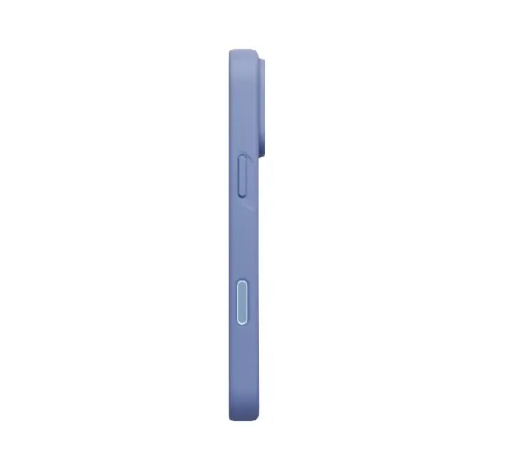 UNIQ Hybrid Lino case attached to a magnetic MagSafe wireless charger