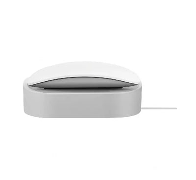 Uniq Nova compact Magic Mouse charging dock in Charcoal grey color front view