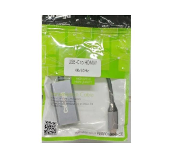 Calkin USB-C to HDMI female adapter cable in retail packaging supporting 4K at 60Hz resolution