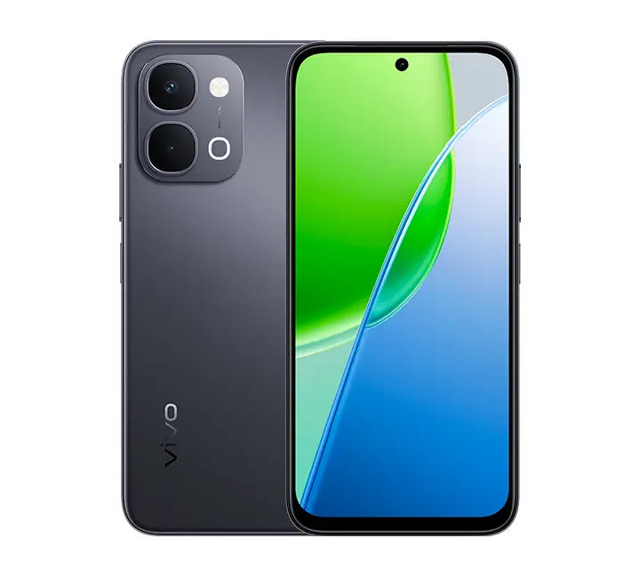 Sleek side profile structural shot of the vivo Y31d in Starlight Gray, showcasing its ultra-slim 8.39mm chassis, tactical side-mounted fingerprint sensor, and reinforced shock-resistant bumper corners.