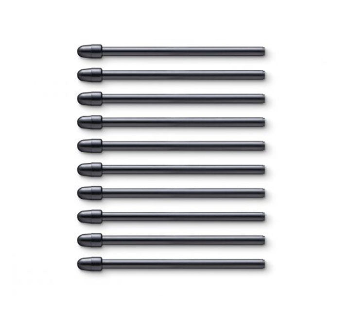 Wacom Pen Nibs Standard 10-Pack Black (WA-ACK-222-11-Z) packaging and replacement tips.