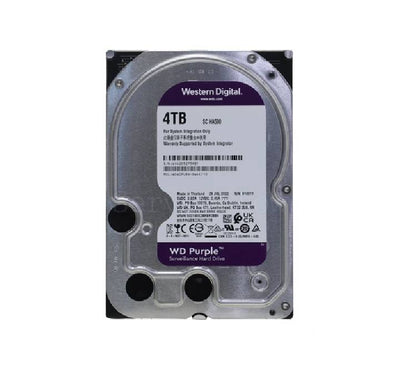 WD Purple 4TB 3.5-inch internal surveillance hard drive front label view