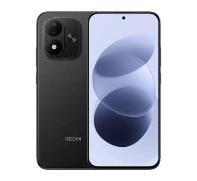 Front and back view of Xiaomi Redmi Note 17 5G in Black showing the 120Hz AMOLED display and multi-camera setup.