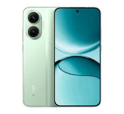 Xiaomi Redmi Turbo 4 Pro 5G in Green highlighting IP68 waterproof aluminum body
