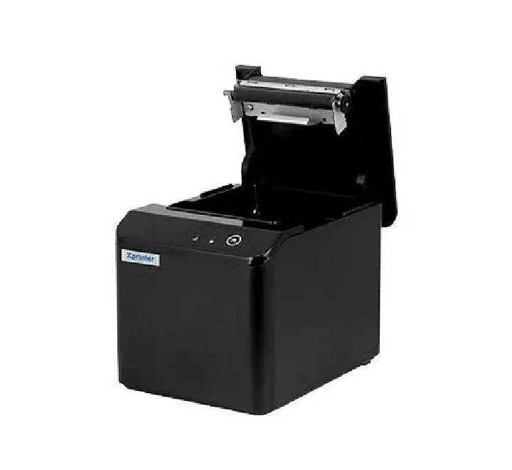 Drop-in Paper Loading Chamber Open with Thermal Roll Space inside Xprinter XP-80T Printer