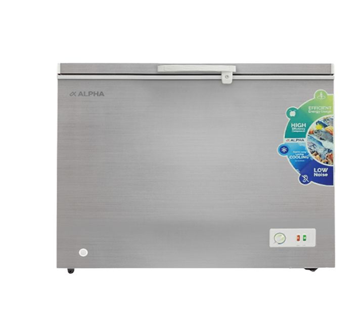 Alpha Chest Freezer (Premium Stainless Steel Series ) ALF327S, Freezers, Alpha - ICT.com.mm