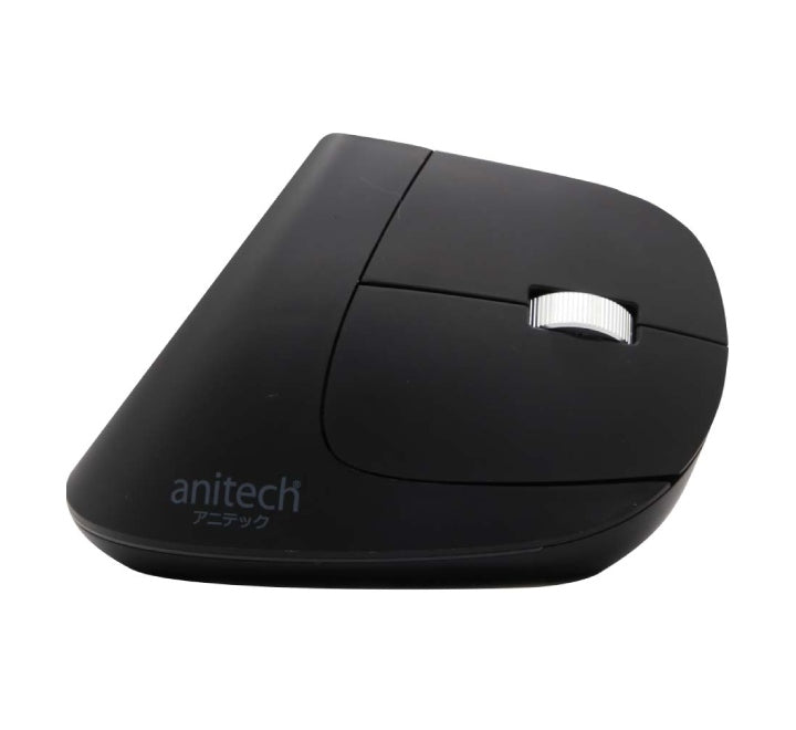 Anitech W230-BK Ergonomic Design Wireless Mouse (Black), Mice, Anitech - ICT.com.mm