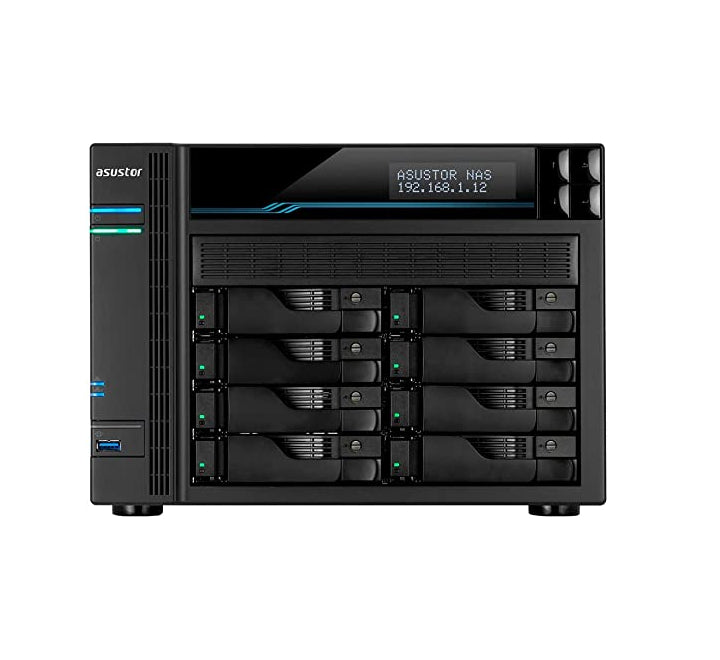 Asustor 8 Bay NAS AS6508T (Black), NAS & RAID Drives, Asustor - ICT.com.mm