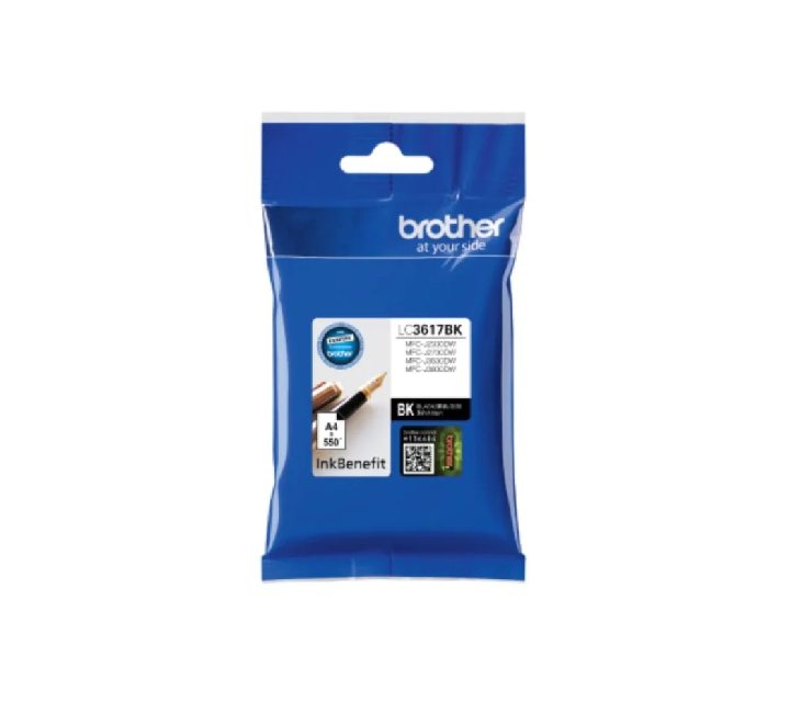 Brother LC-3617 BK Ink Cartridge, Ink Cartridges, Brother - ICT.com.mm