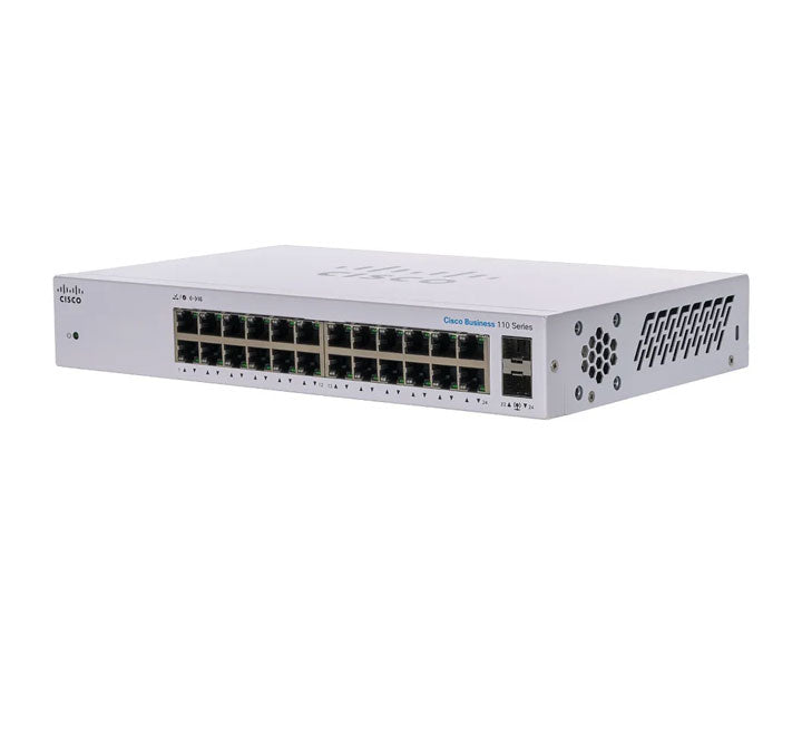 Cisco CBS110-24T-EU 24-Port Gigabit Ethernet Switch, Switches, Cisco - ICT.com.mm