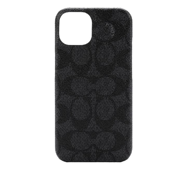 Coach Slim Wrap Case for iPhone 14 Plus (Charcoal Black), Apple Cases & Covers, Coach - ICT.com.mm