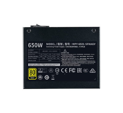 Cooler Master V650 SFX Gold 650W 80 PLUS Gold Modular SFX Power Supply, Power Supplies, Cooler Master - ICT.com.mm