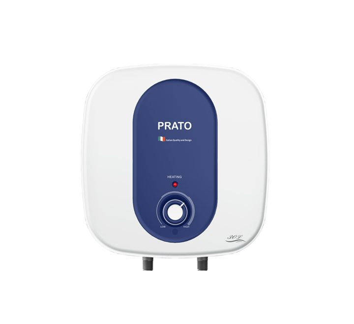 Prato PRT-BL30 Storage Water Heater 30 L (White), Water Heaters, Prato - ICT.com.mm