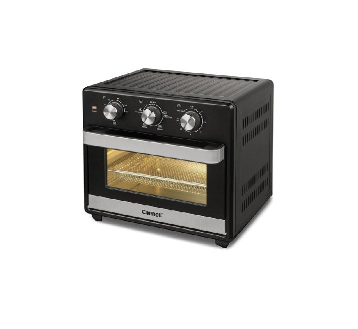 Cornell 25L Air Fryer Oven with Turbo Convection Function Black (CAF-E25L), Ovens, Cornell - ICT.com.mm