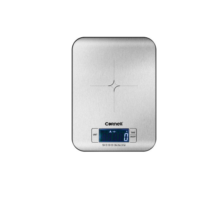 Cornell Digital Kitchen Weighing Scale up to 5kg (CKS-500SS), Smart Scales, Cornell - ICT.com.mm
