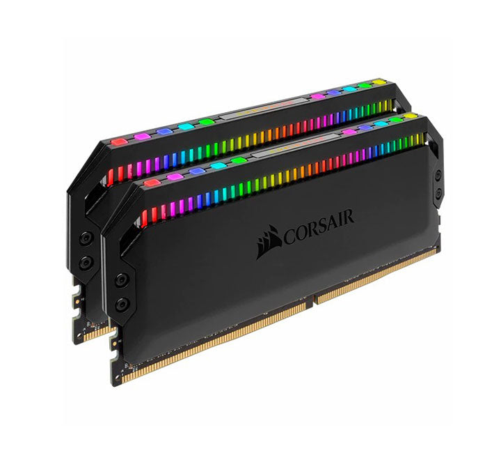 Corsair Dominator Platinum RGB 16GB (2 × 8GB) DDR4 DRAM 3200MHz C16 Memory Kit, Desktop Memory, Corsair - ICT.com.mm