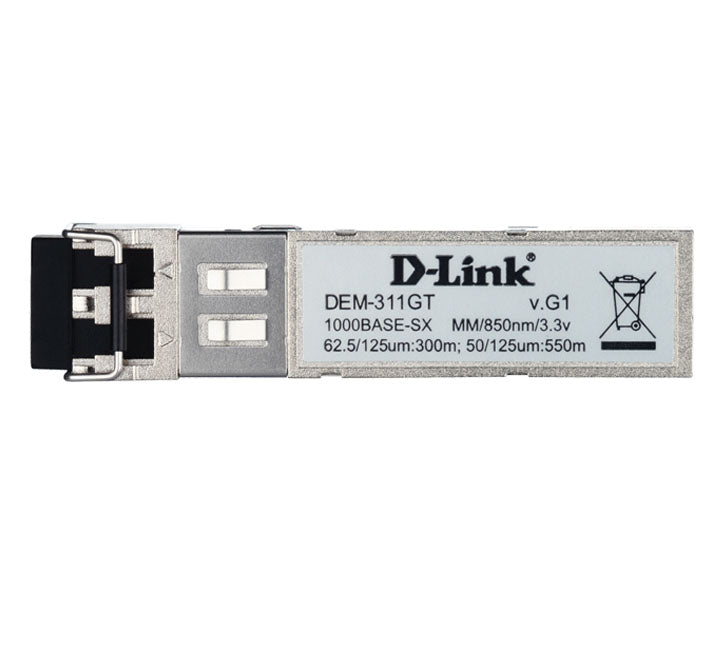 D-Link DEM-311GT SFP 1000Base-SX Multi-mode Fibre Transceiver, Transceivers Adapters & Injectors, D-Link - ICT.com.mm