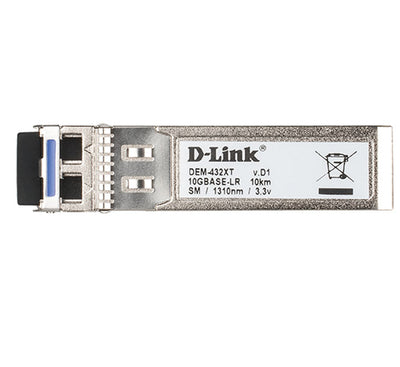 D-Link DEM-432XT 10GBase-LR SFP+ Transceiver (10 Km), Transceivers Adapters & Injectors, D-Link - ICT.com.mm