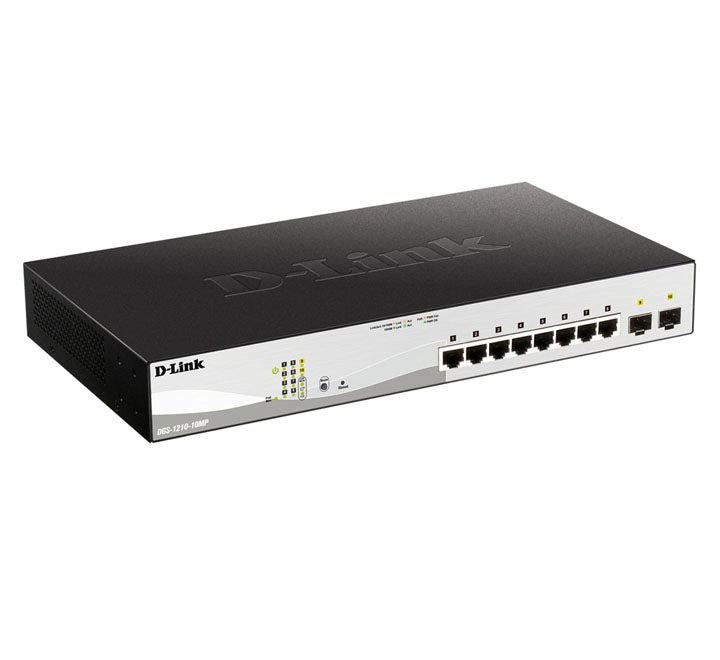 D-Link DGS-1210-10 10-Port Gigabit Smart Managed Switch, Managed Switches, D-Link - ICT.com.mm